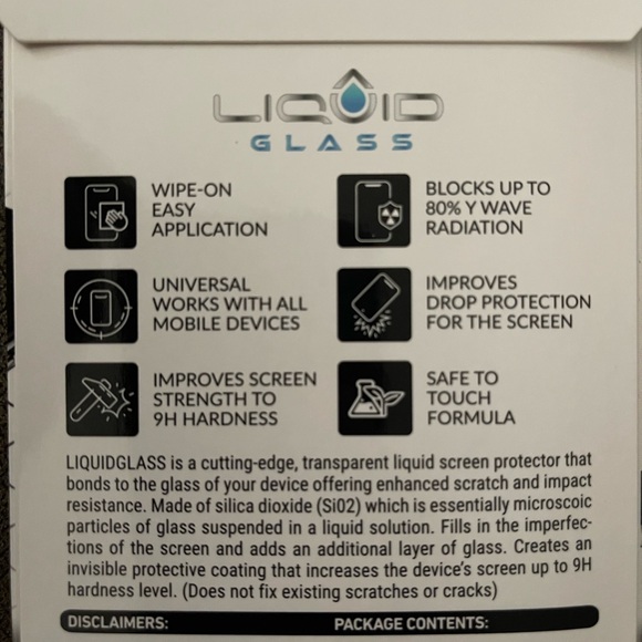 Liquid Glass Screen Protector for Phones, Tablets and Smart Watches Brand New - Picture 4 of 5